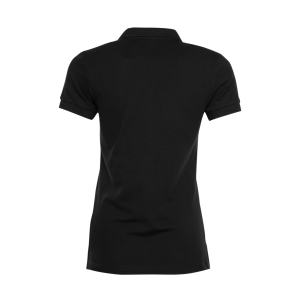 Brand Polo Shirt Women Black Back Brand Polo Shirt Women Black Back