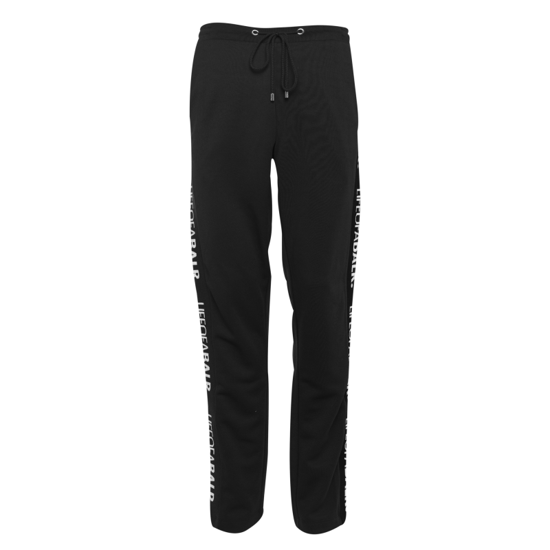 LOAB Webbing- Trimmed Pants Black Front LOAB Webbing- Trimmed Pants Black Front