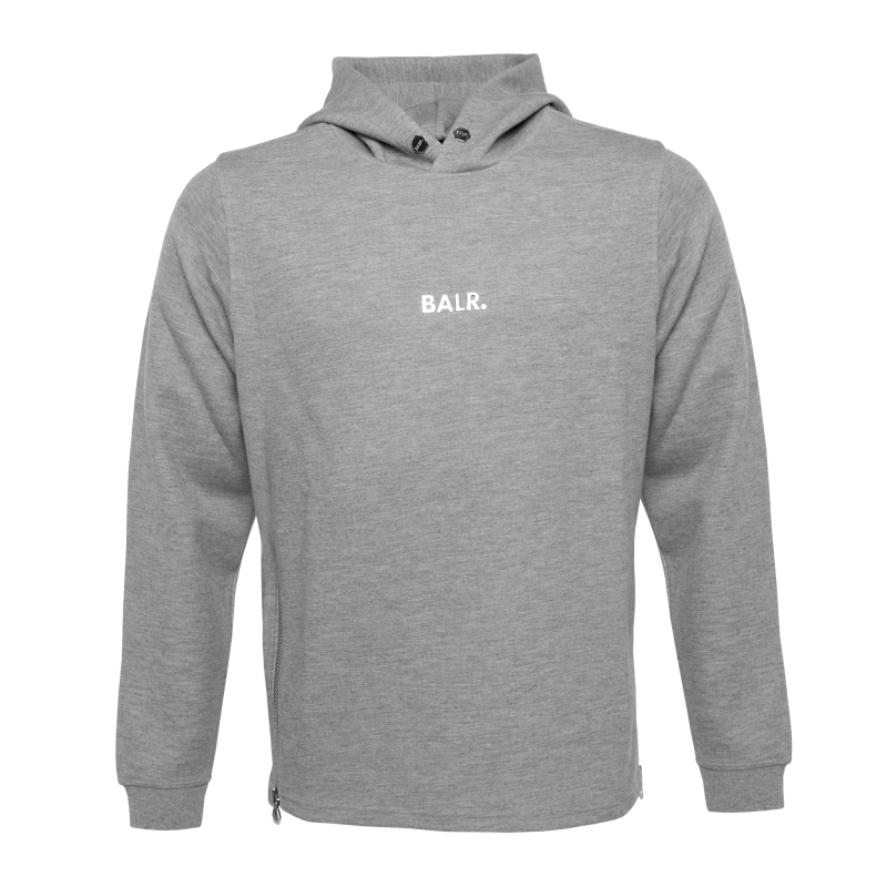 Q-series Classic Hoodie Grey Front Q-series Classic Hoodie Grey Front