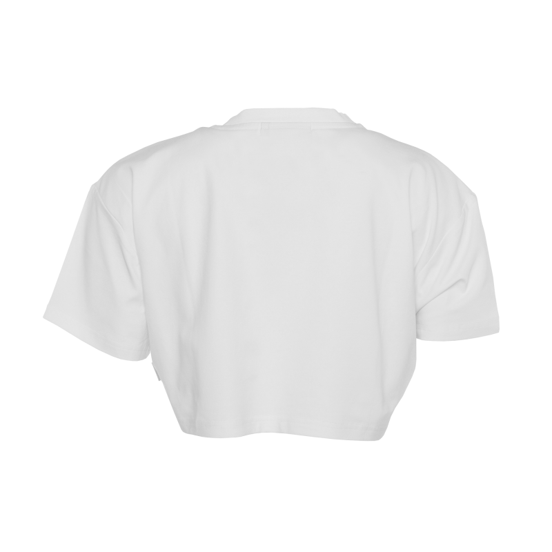 White Cropped Tee Back White Cropped Tee Back