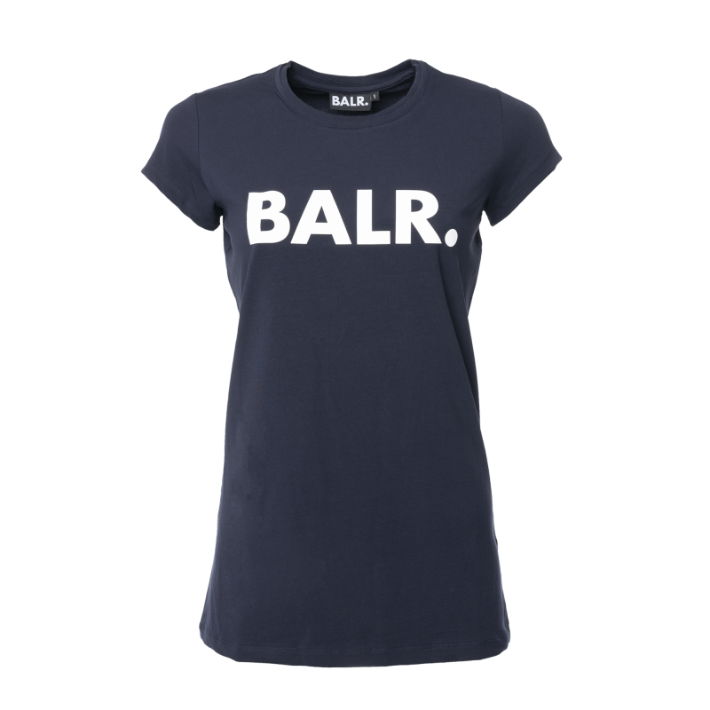 Voorkant BALR. Women Brand T-Shirt Marineblauw Voorkant BALR. Women Brand T-Shirt Marineblauw