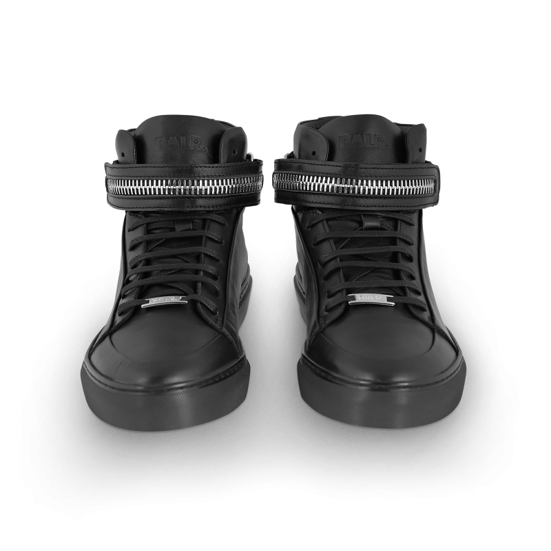 Black Leather Sneaker Details Black Leather Sneaker Details