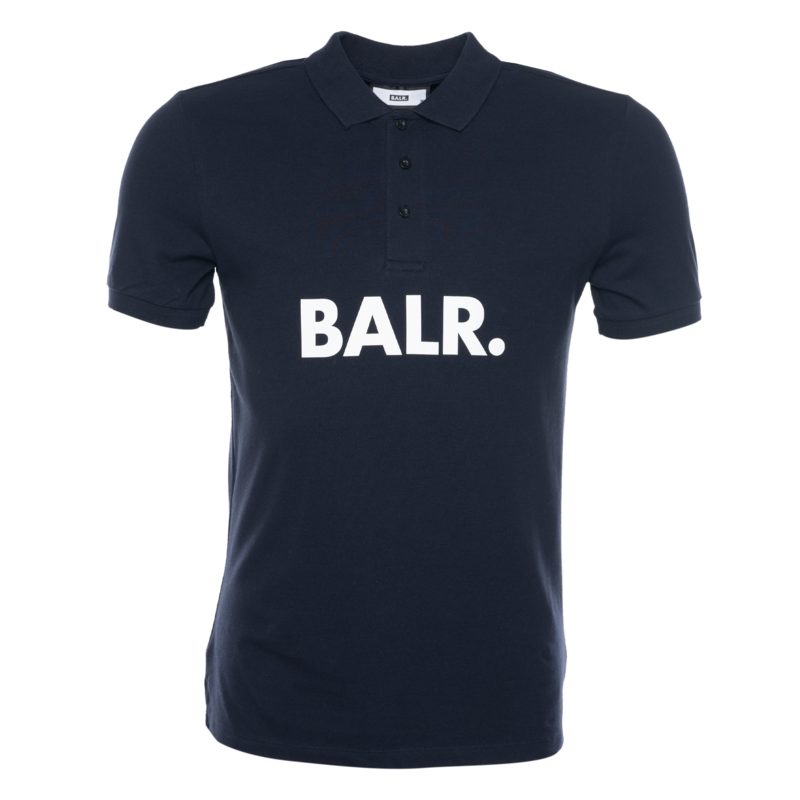 BALR. Big Logo Polo Shirt Navy BALR. Big Logo Polo Shirt Navy