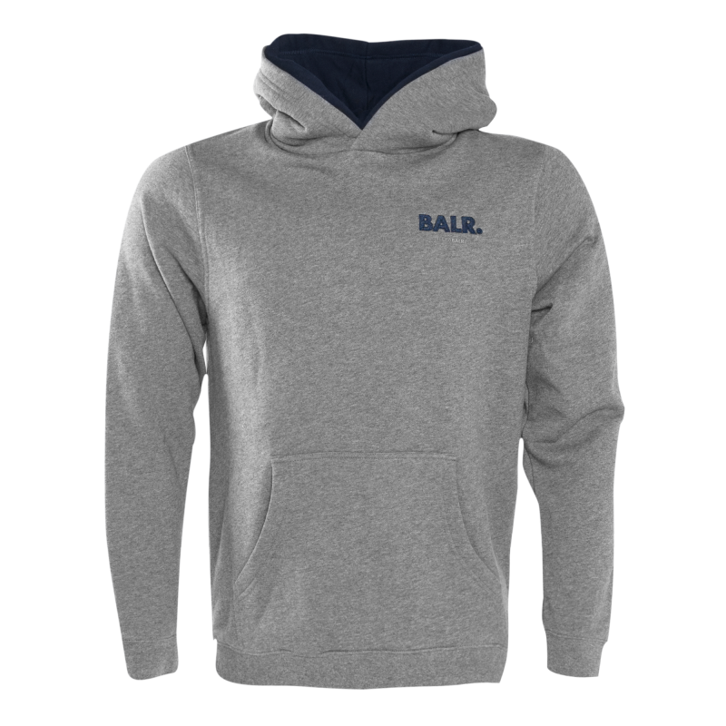 Balr Embroidered Loab Hoodie Grey balr kopen in de aanbieding
