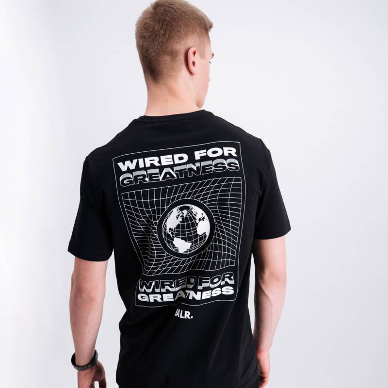 BALR. Wired Straight T-shirt Black BALR. Wired Straight T-shirt Black