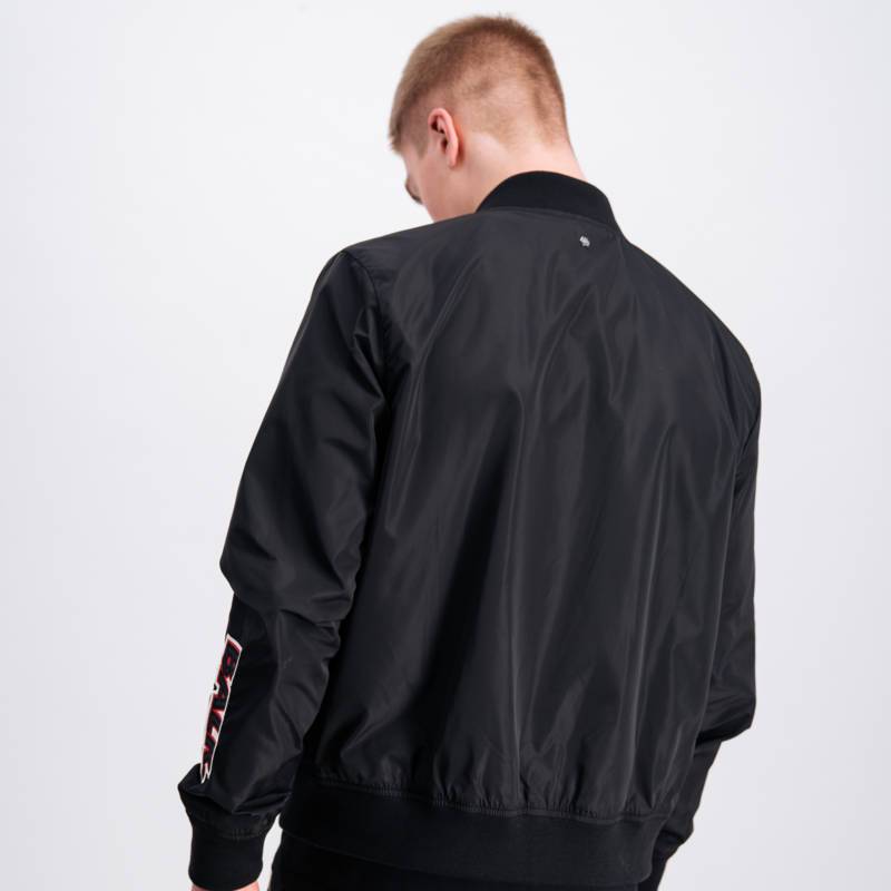 BALR. embroidered bomber jacket Zwart BALR. embroidered bomber jacket Zwart