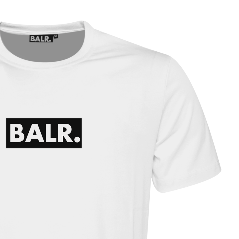 BALR. Black Label - Club T-Shirt White Detail 1 BALR. Black Label - Club T-Shirt White Detail 1