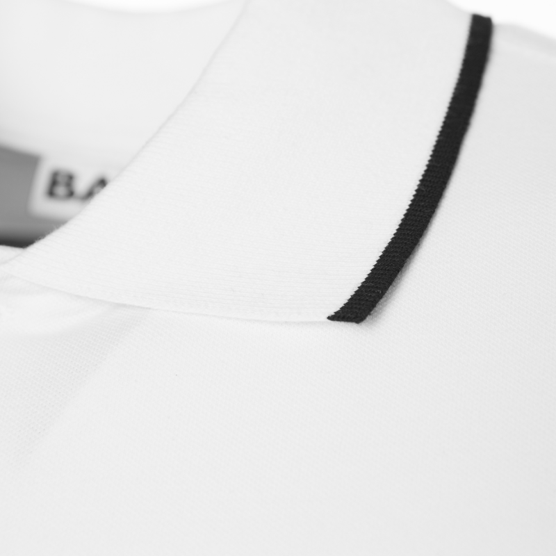 White Badge Polo Collar White Badge Polo Collar