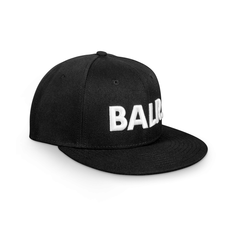 Brand Cotton Cap Black Side Brand Cotton Cap Black Side