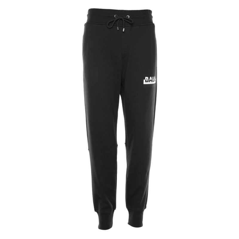 Contrasting Logo Straight Sweatpants Black | The Official BALR. website ...