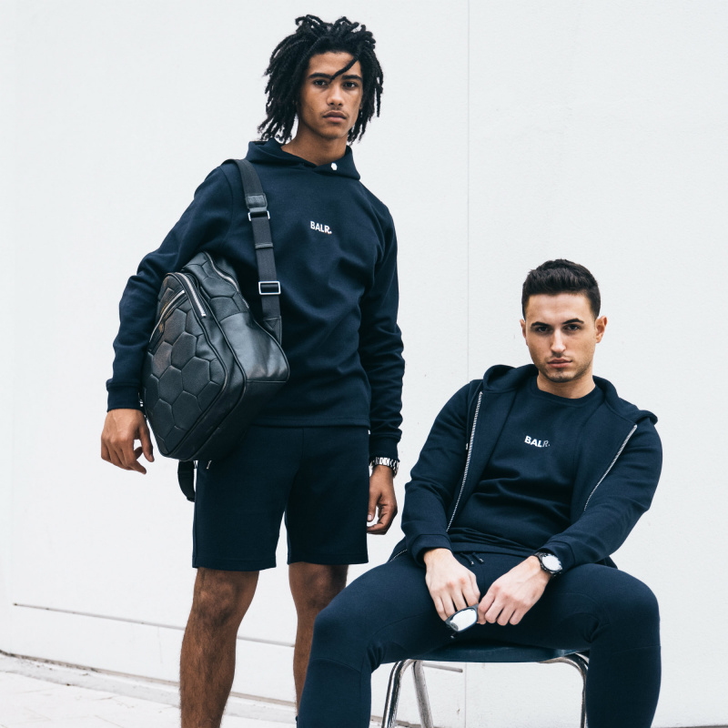 BALR. Q-series Classic Hoodie Navy Blue Lifestyle BALR. Q-series Classic Hoodie Navy Blue Lifestyle