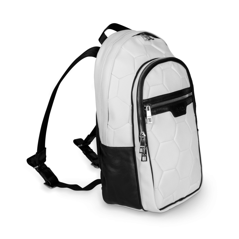 White Backpack Side White Backpack Side