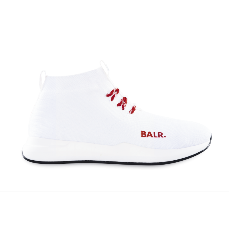 BALR. (BALR.)RED EE Premium Sock Sneakers V2 White Front BALR. (BALR.)RED EE Premium Sock Sneakers V2 White Front