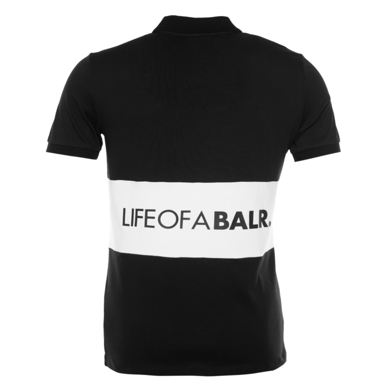 LOAB Sriped Polo Sweat Black LOAB Sriped Polo Sweat Black