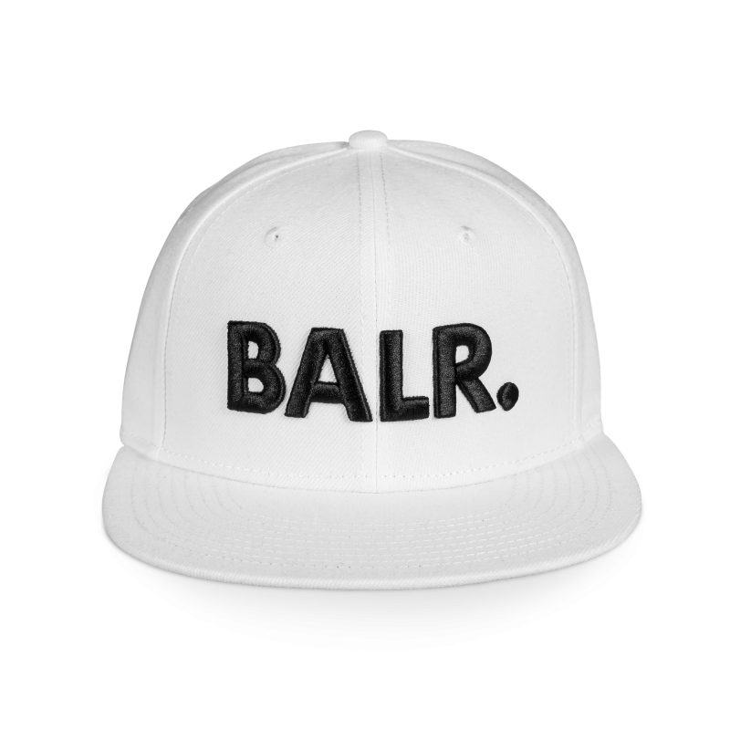 Brand Cotton Cap White Front Brand Cotton Cap White Front
