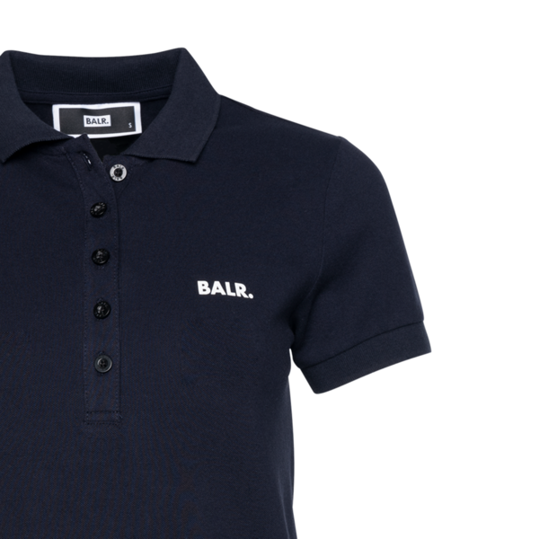 Detail 1 Brand Polo Shirt Women Marineblauw Detail 1 Brand Polo Shirt Women Marineblauw
