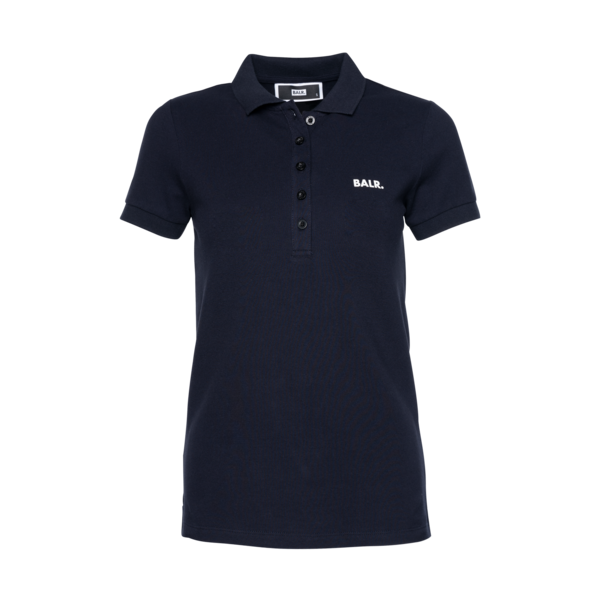 Voorkant Brand Polo Shirt Women Marineblauw Voorkant Brand Polo Shirt Women Marineblauw
