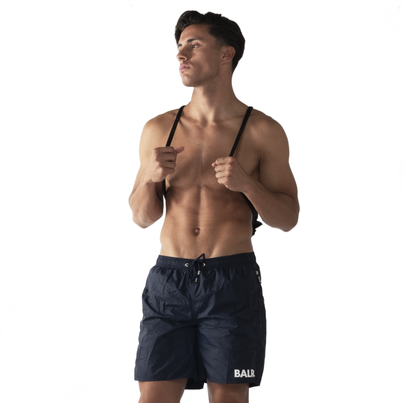 BALR. Mid-Length Swim Shorts Navy Lifestyle BALR. Mid-Length Swim Shorts Navy Lifestyle