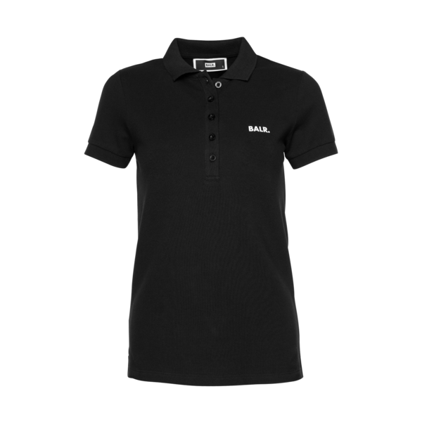 Brand Polo Shirt Women Black Front Brand Polo Shirt Women Black Front
