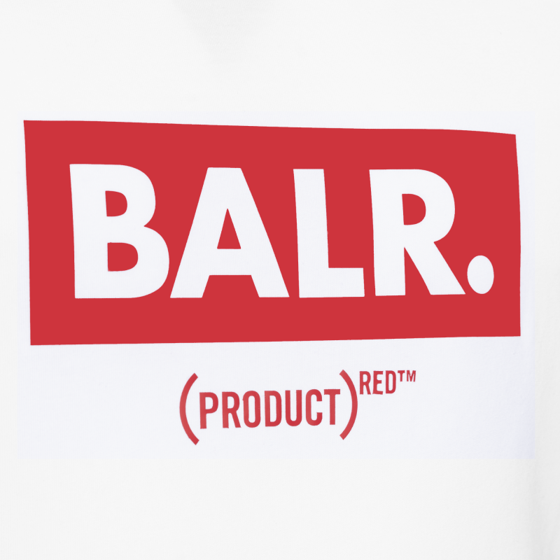 BALR. (BALR.)RED Club T-Shirt White Detail 1 BALR. (BALR.)RED Club T-Shirt White Detail 1