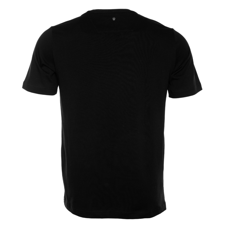 Silver Club Straight T-shirt Black Silver Club Straight T-shirt Black