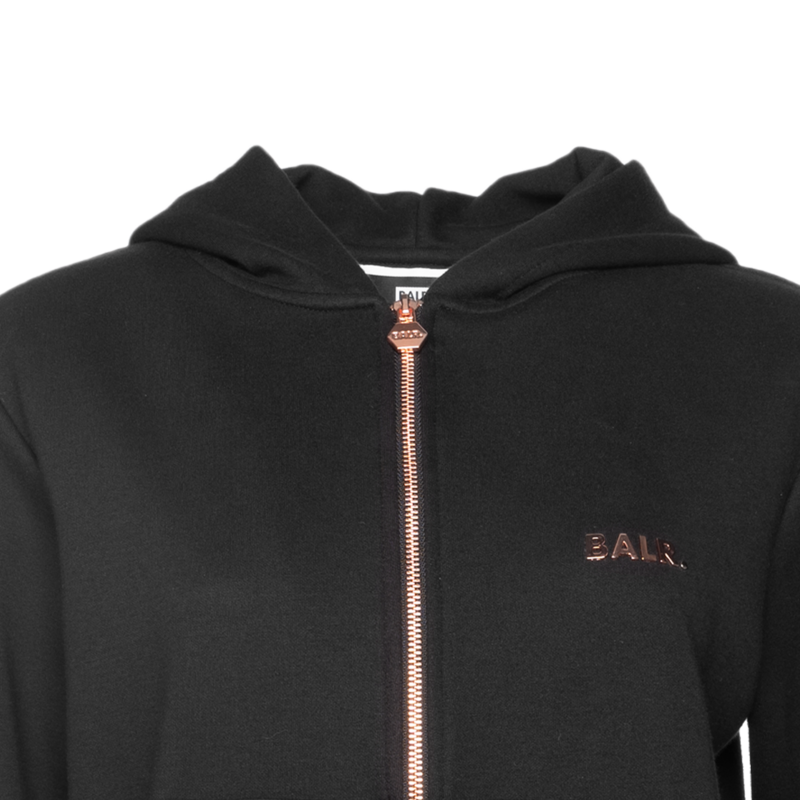 Q-Series Zipped Hoodie Women Black Q-Series Zipped Hoodie Women Black