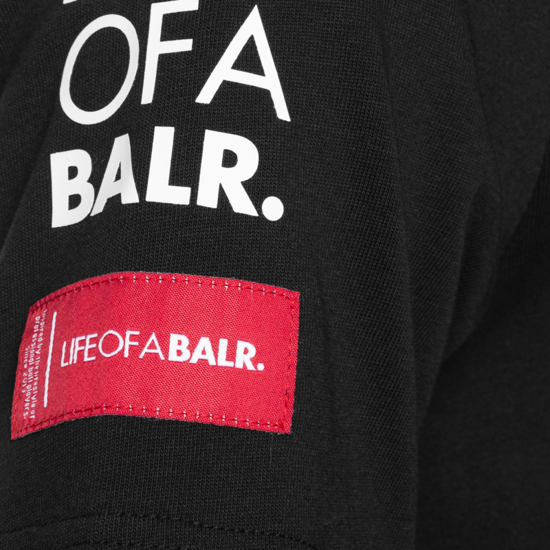 BALR. Embro Straight T-shirt Black BALR. Embro Straight T-shirt Black