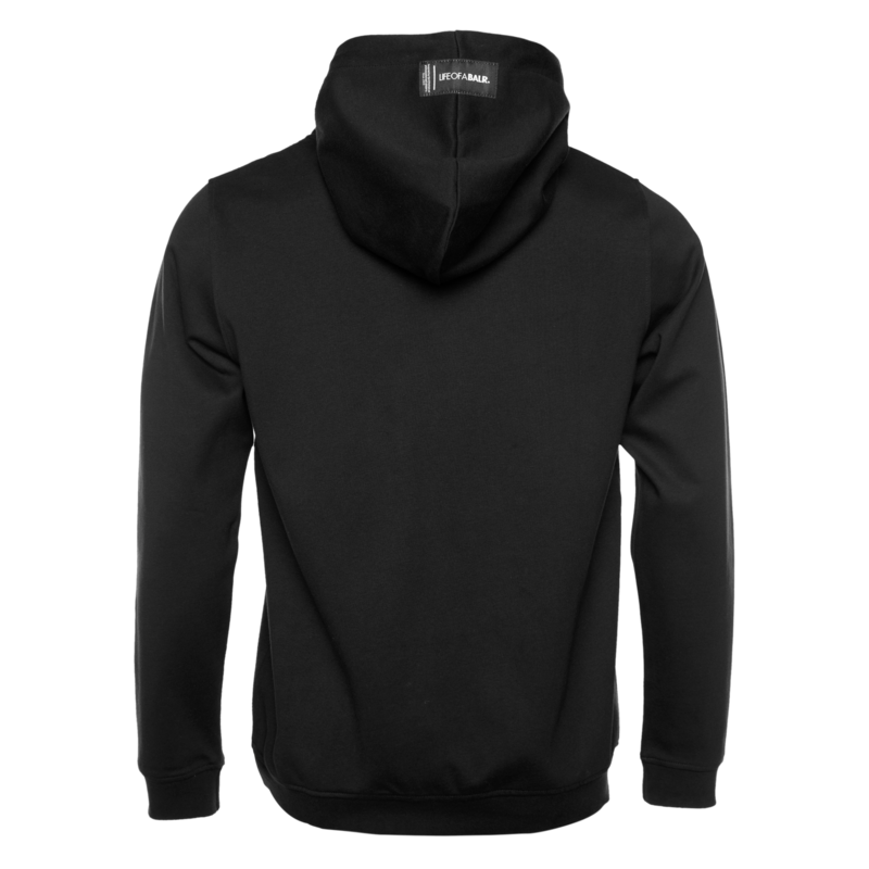 BALR. patch straight hoodie Black | Le site officiel BALR. Wired for