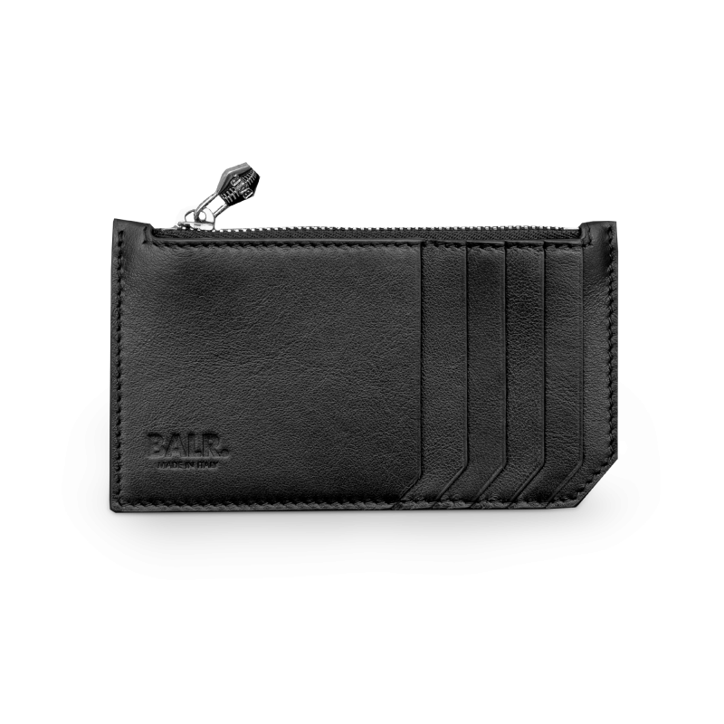 Leather Zipped Cardholder Front Leather Zipped Cardholder Front