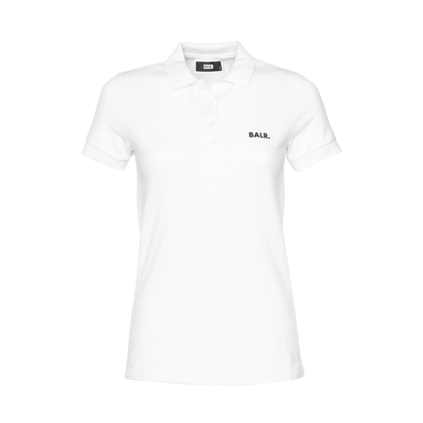 Brand Polo Shirt Women White Front Brand Polo Shirt Women White Front