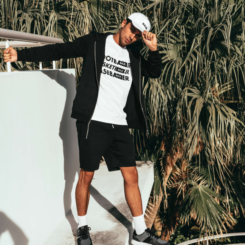 BALR. Q-Series Sweat Shorts Renewed Black Lifestyle BALR. Q-Series Sweat Shorts Renewed Black Lifestyle