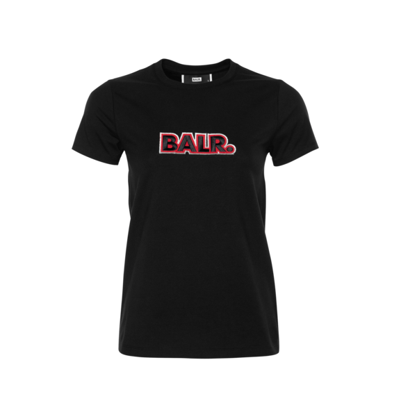 BALR. Embroidered T-Shirt Women Front BALR. Embroidered T-Shirt Women Front